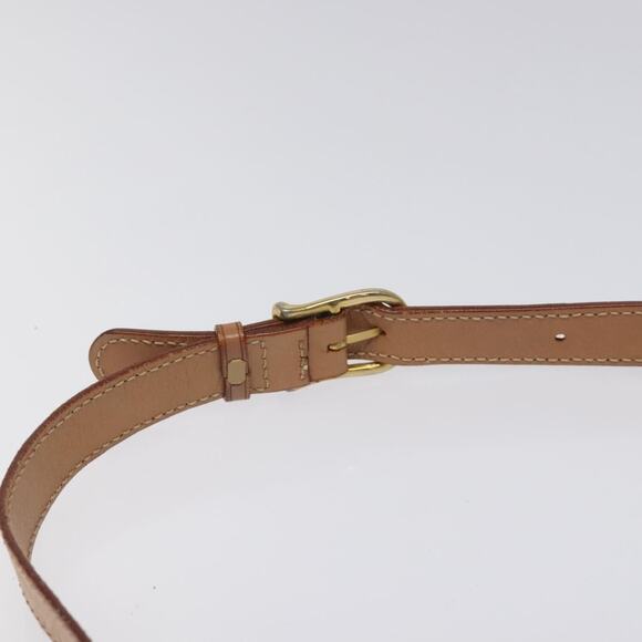 CELINE Macadam Canvas Shoulder Bag Pvc Leather Brown Gold - Picture 8 of 12